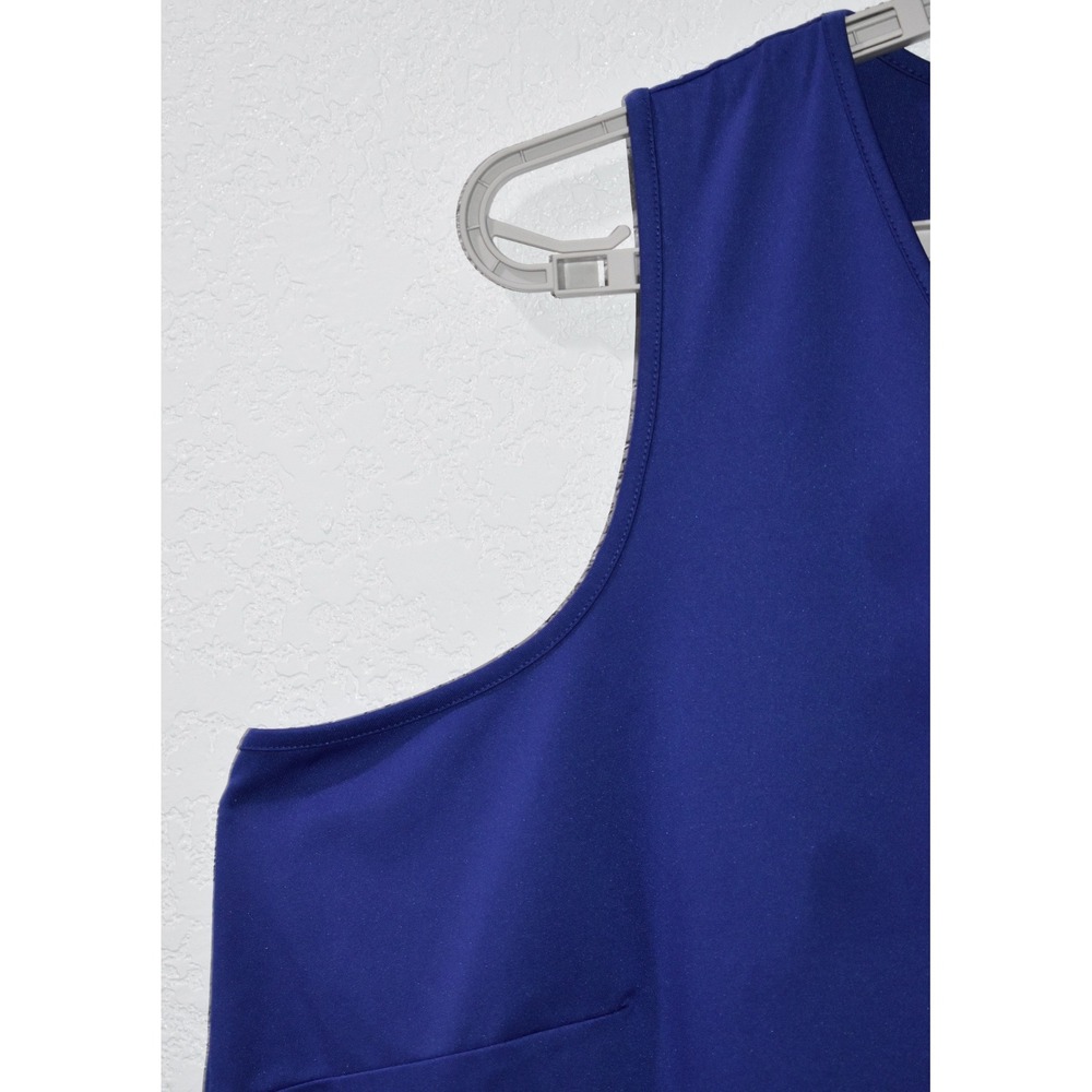 Maggie Barnes for Catherines Royal Blue Sleeveless Scoop Neck Tank Top Plus 5X - Picture 12 of 13
